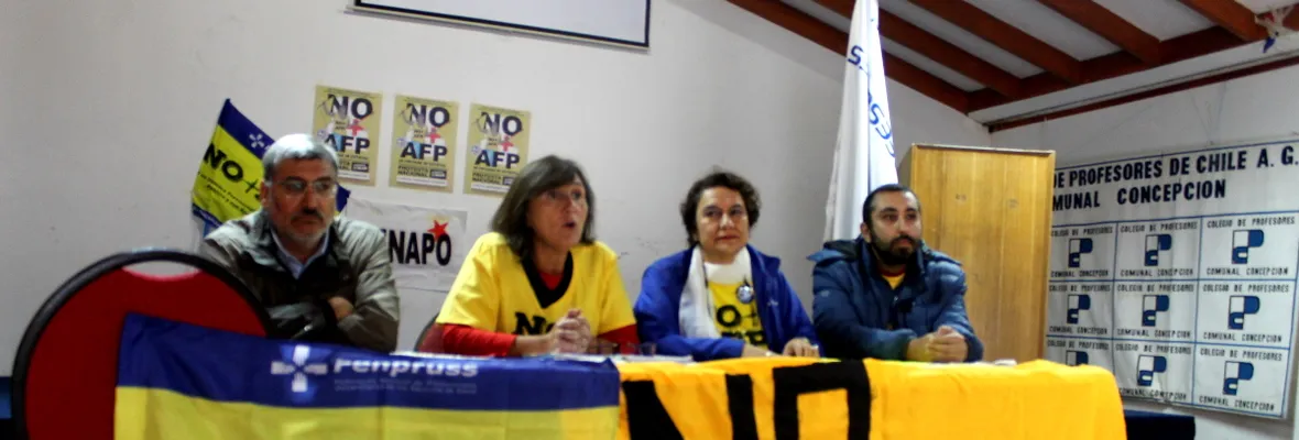 Coordinadora No + AFP – Provincial Concepción llama a movilización para este domingo 6 de octubre