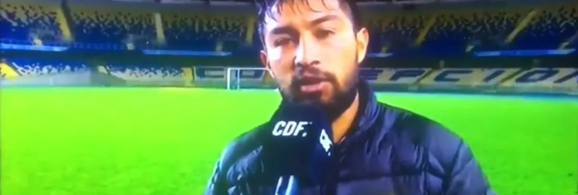 Jugador de la U de Conce Nico Maturana aprovecha entrevista post partido para criticar las AFP y a medidores inteligentes