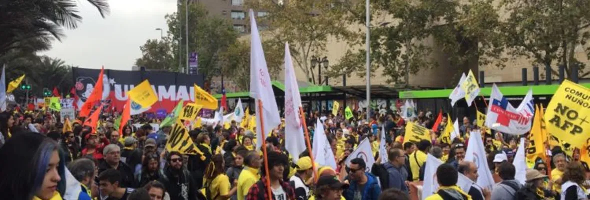Marcha No+AFP: 10 mil personas contra el robo sin fin y la miseria previsional