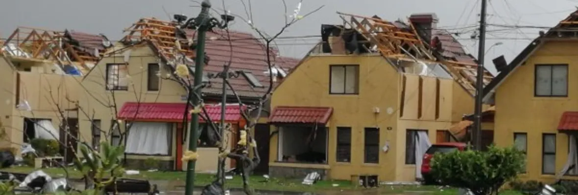 ONEMI: 546 viviendas dañadas por tornados, trombas marinas y vientos intensos en el Biobío