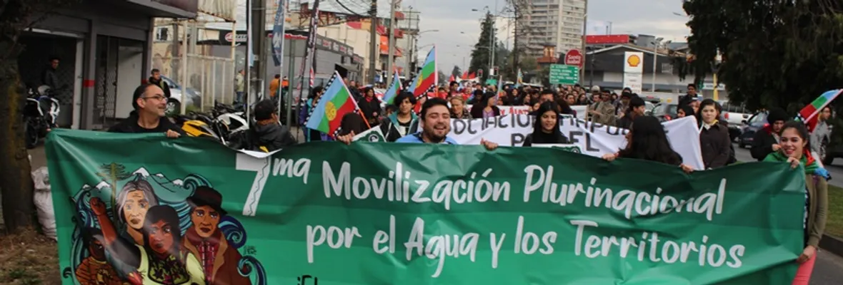 Desde Calama a Chiloé se movilizaron contra la privatización del Agua