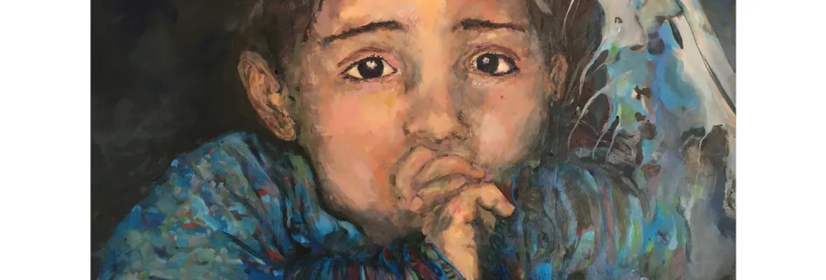 Exposición| Retratos de niños y niñas visibilizan la violencia en zona de guerra