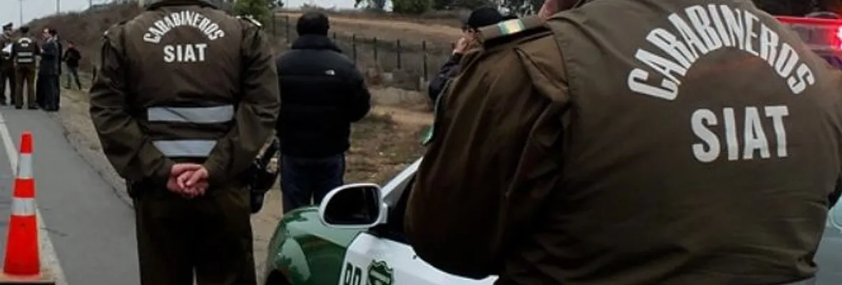 Jefe de la Sección de Investigación de Accidentes de Tránsito de Carabineros chocó en estado de ebriedad