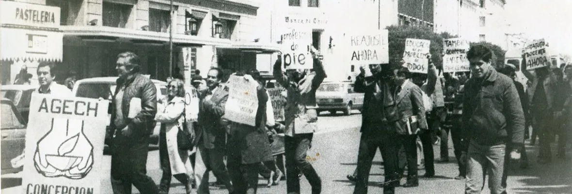 Memorias de un Pizarrón, imágenes y relatos del profesorado de la AGECH en Concepción