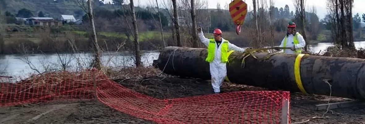 Triunfo para el movimiento socioambiental de Nacimiento: retiran ducto de celulosa en río Vergara