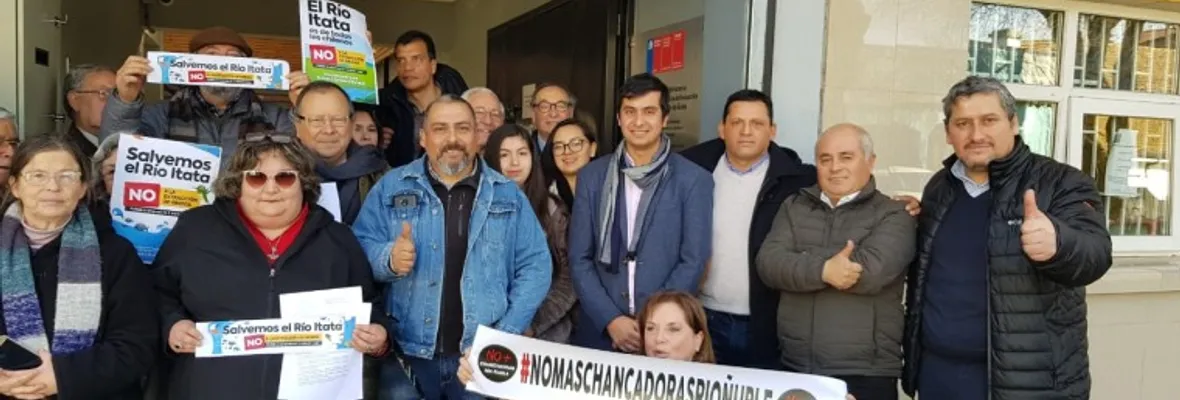 Habitantes de tres comunas del Ñuble buscan impedir extracción de áridos en el río Itata