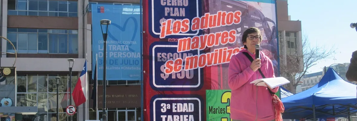 Valparaíso: los adultos mayores se movilizan por mejoras en sus condiciones de vida