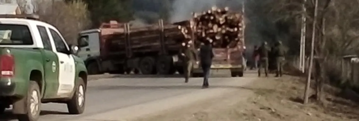 Comuneros cortaron ruta en Cañete acusando agresiones por personal de empresa de seguridad de Mininco