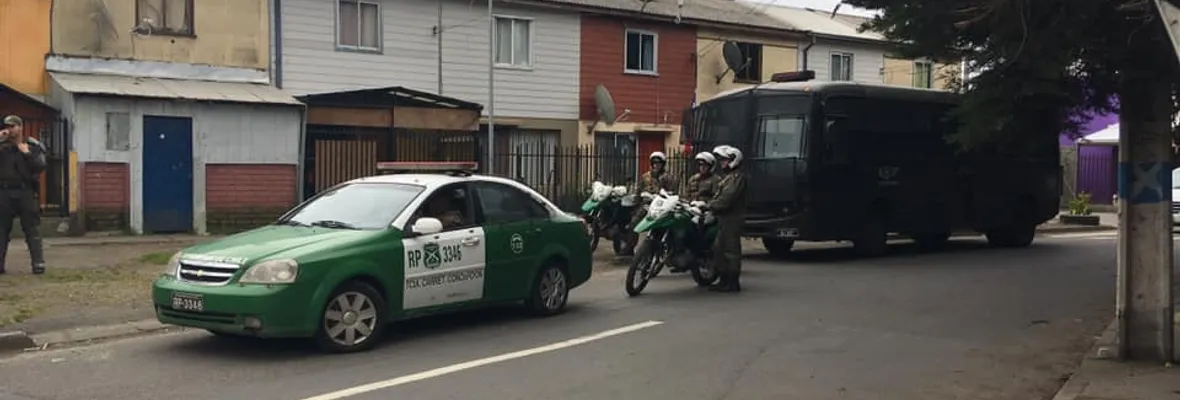 Fuerzas Especiales efectuó toma de terrenos en parcelas de horticultores de Boca Sur