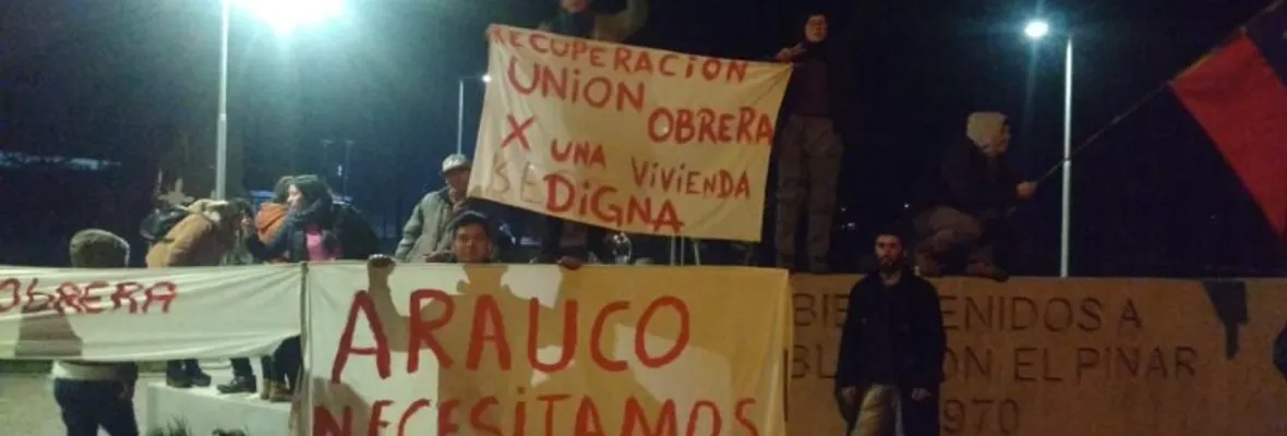 Toma y desalojo de pobladores en Laraquete: otro ejemplo de la “irresponsabilidad" social empresarial de Celulosa Arauco