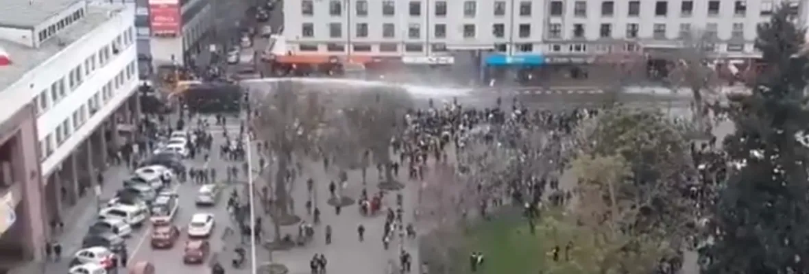 Internacional Disgrace: Police Attack World Climate March in Concepción, Chile