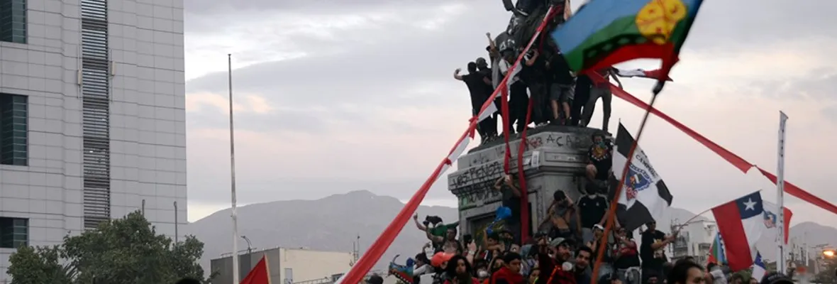 Especial Gráfico de las protestas en Santiago de Chile