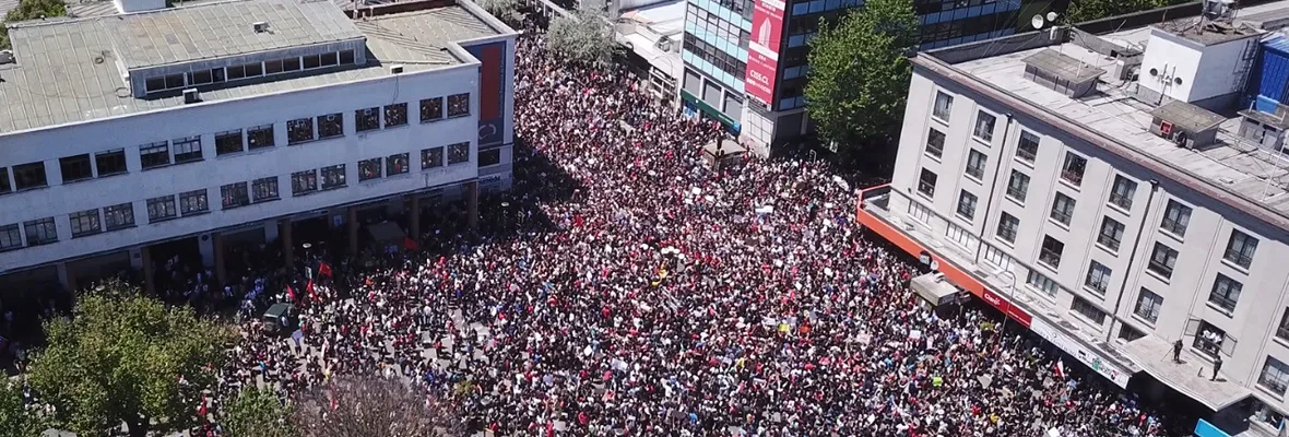 Así fue la manifestación más grande que ha visto Concepción desde Dictadura