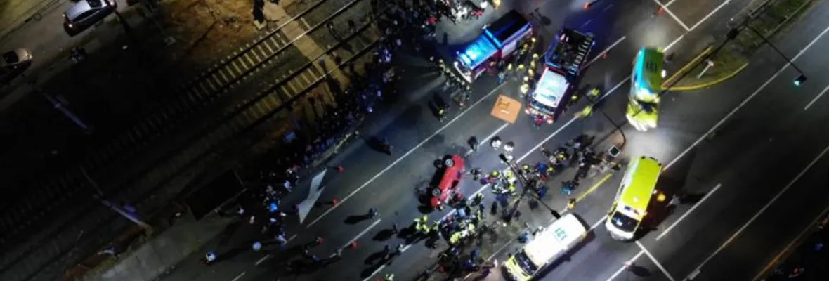 Murió niño atropellado por conductor que embistió cacerolazo