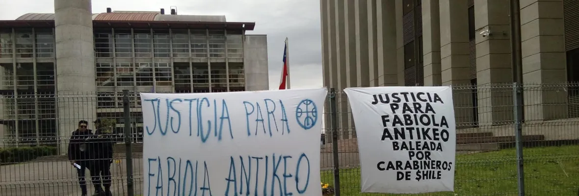 Formalizaron a suboficial de Carabineros por disparar lacrimógena en el ojo a estudiante mapuche