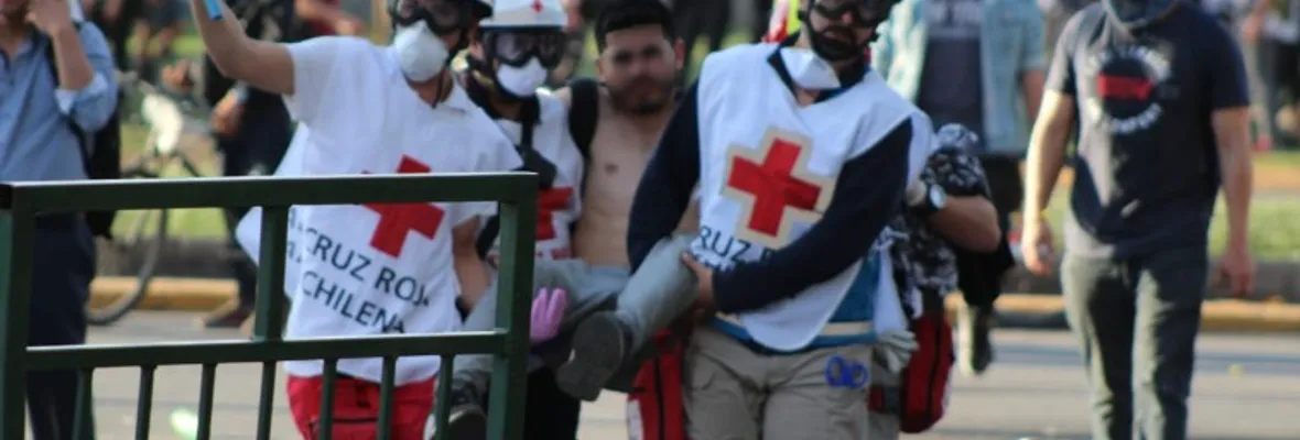 Cruz Roja contabilizó 2.168 atenciones por heridas de perdigón, cortes y contusiones a nivel nacional