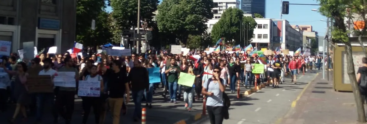 Nuevas marchas recorrieron distintos puntos del Biobío este sábado