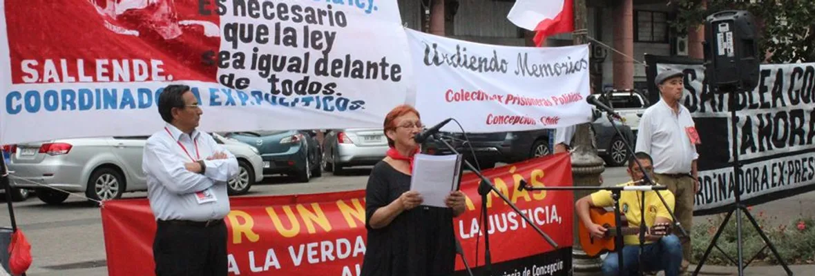 Coordinadora de Derechos Humanos y Memoria de la Provincia de Concepción realizó un acto en Plaza Independencia
