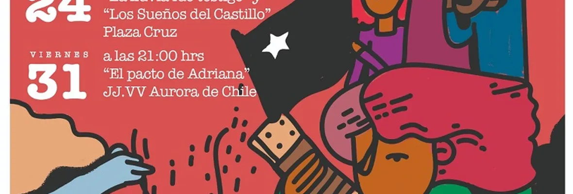Realizarán ciclo "Cine para la Memoria en la Revuelta" en barrios de Concepción