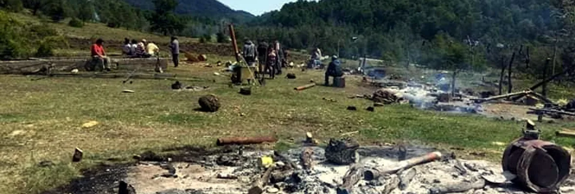 Comunidades pewenches presentaron recurso de amparo contra carabineros por quema de viviendas durante desalojo