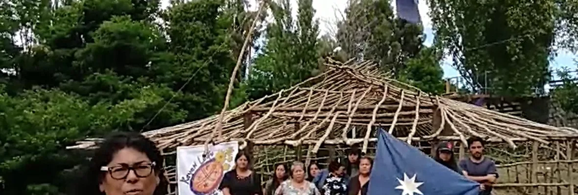 Organización mapuche acusa a la Municipalidad de Chiguayante por abandono de terreno donde emplazaron su ruka