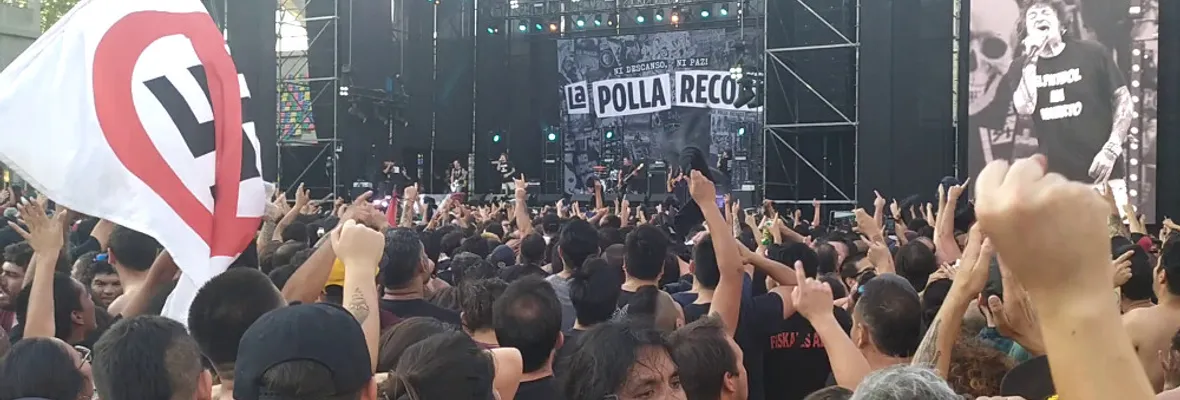 El abrupto fin del concierto de La Polla Records en Chile: Cultura de la basura, actualizada en la cloaca de Instagram y Facebook.