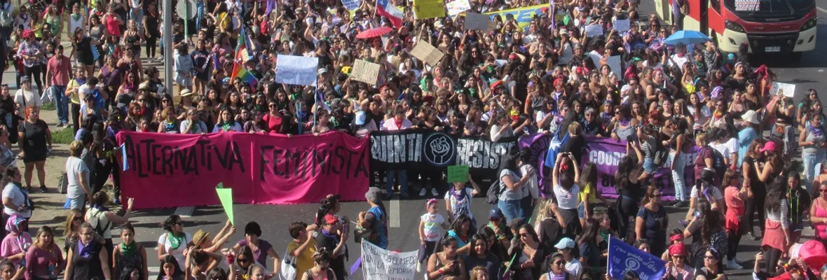 100 mil mujeres se tomaron las calles de Valparaíso este 8 de marzo