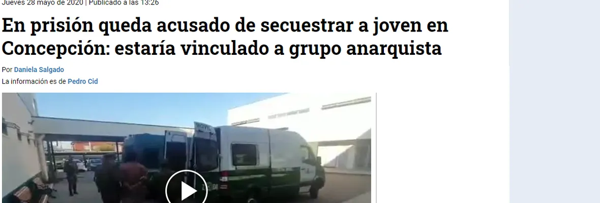 Fakenews: nada tiene que ver el Estallido Social con el secuestro de joven en Concepción