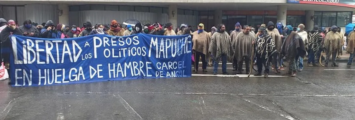 Vocero Presos Políticos Mapuche de Angol en 112 días en huelga de hambre: "de no llegar a acuerdo, este lunes inician huelga seca"
