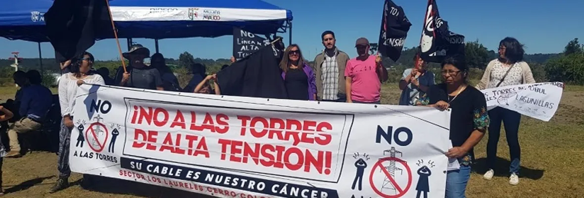 Comunidad en Tubul llama a manifestarse ante pronta votación de Proyecto Línea de Alta Tensión