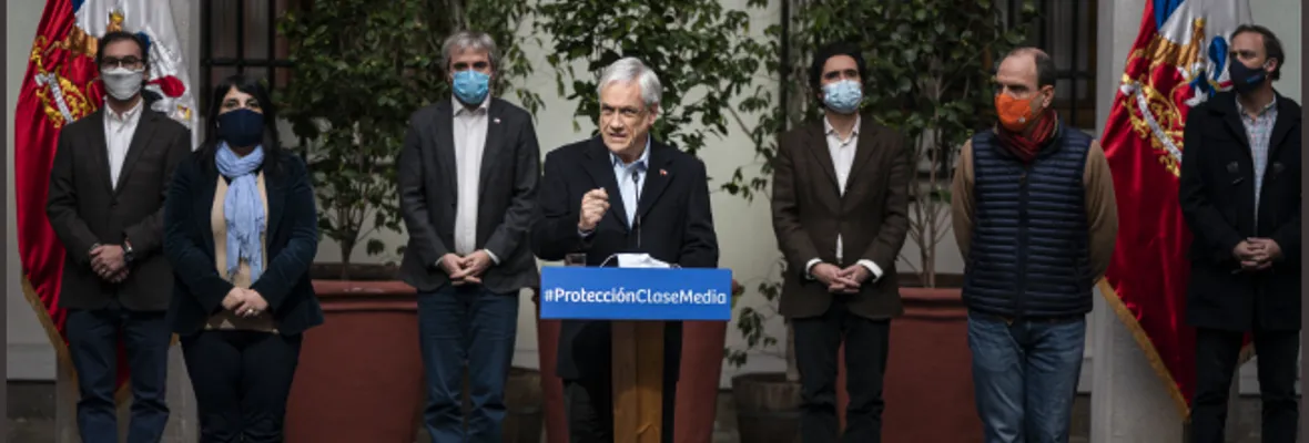 Con la política del endeudamiento: Piñera presenta créditos para plan de “protección” de la clase media