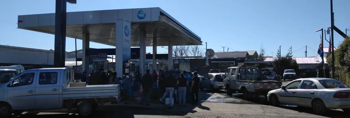 Desabastecimiento de gas y combustible en Chonchi: consecuencias del paro camionero