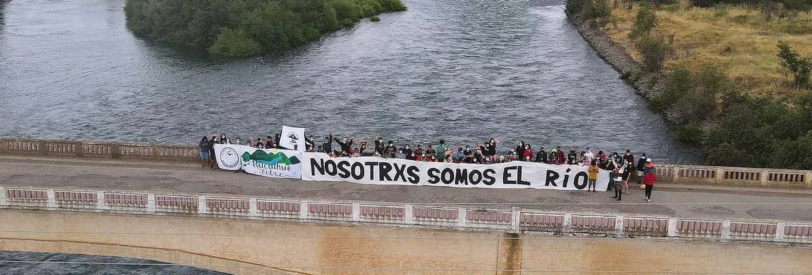 Pese desalojo pobladores/as de Rucalhue se mantienen movilizados contra proyecto hidroeléctrico en río Biobío