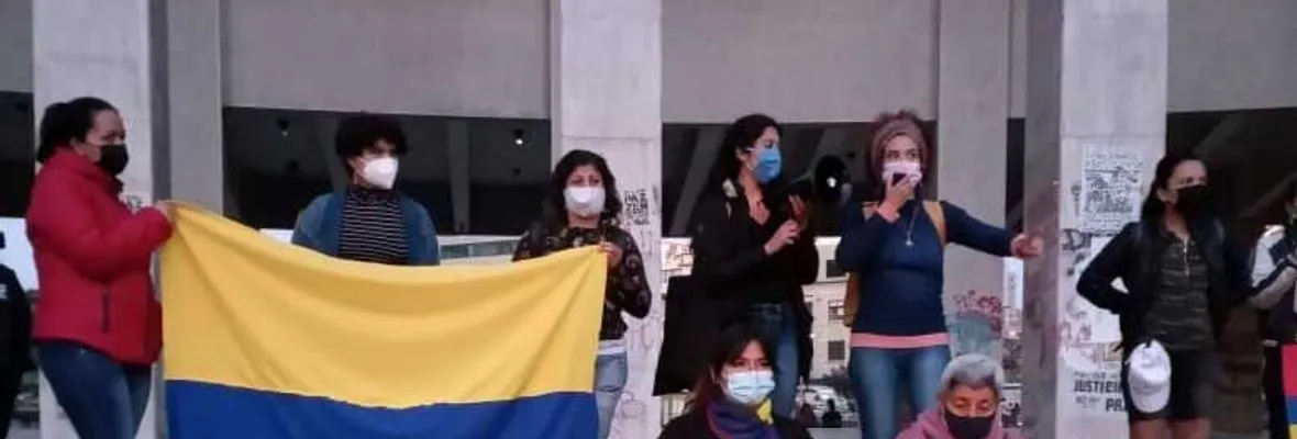 Manifestación en solidaridad con Colombia se realizó esta tarde en Concepción