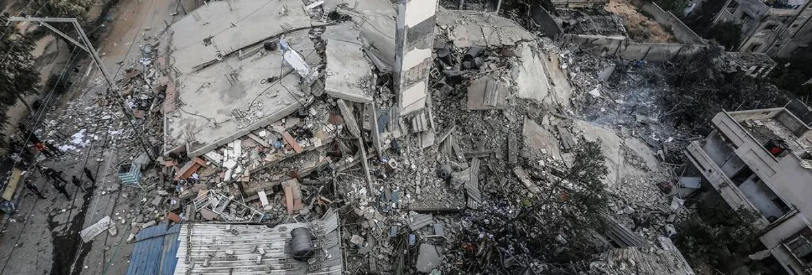 Israel ha arrasado barrios completos en Gaza asesinando 217 personas en 9 días