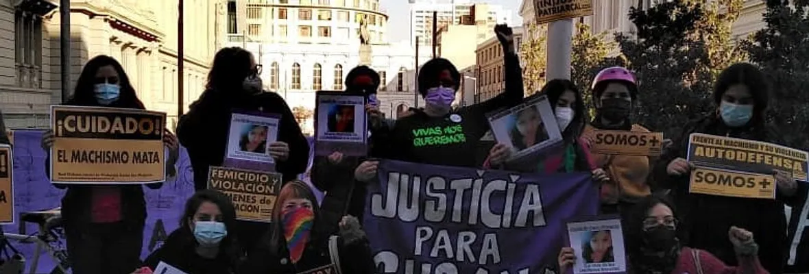 Movimiento Justicia Para Susana se manifestó en las afueras de la Corte Suprema