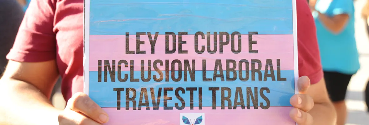 Argentina: Congreso discutirá ley de inclusión laboral travesti trans
