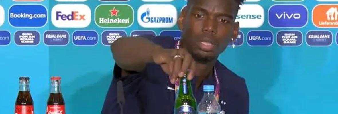Ahora Pogba: Nuevo gesto contra marcas que auspician deporte se produce en la Eurocopa