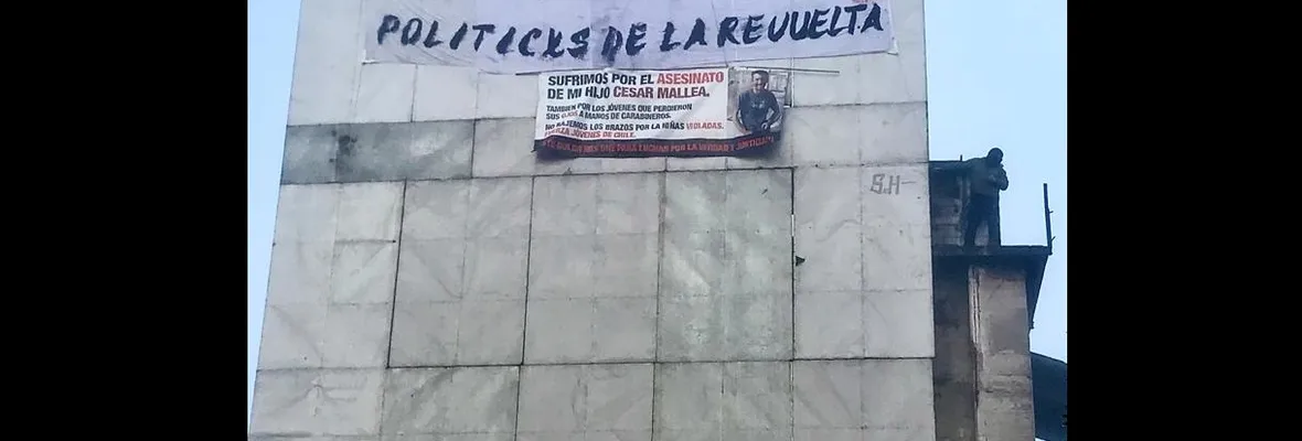 Toma de ex carbonera en Padre Hurtado: Exigen libertad de las y los presos políticos del Estallido