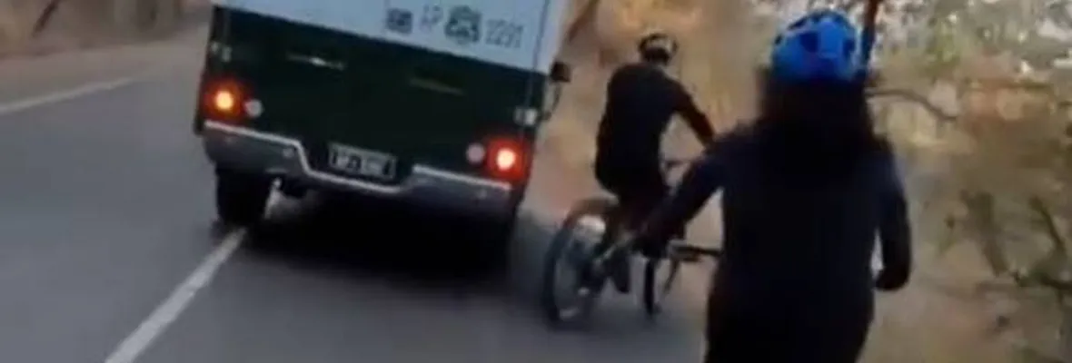 Carabineros protagonizó caso de violencia vial en cerro San Cristóbal: Dicen que lo investigarán