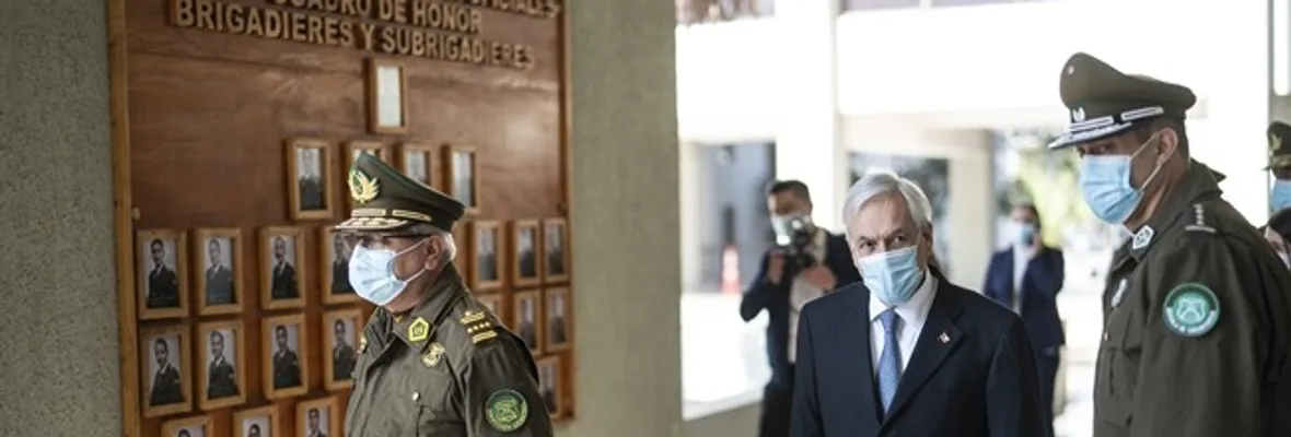 Bajo su idea de seguridad: Piñera anuncia puesta en marcha de Sistema Táctico de Operación Policial de Carabineros