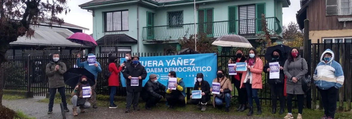 Valdivia: El último día de su mandato exalcalde ordenó sumarios contra docentes que paralizaron el 2019