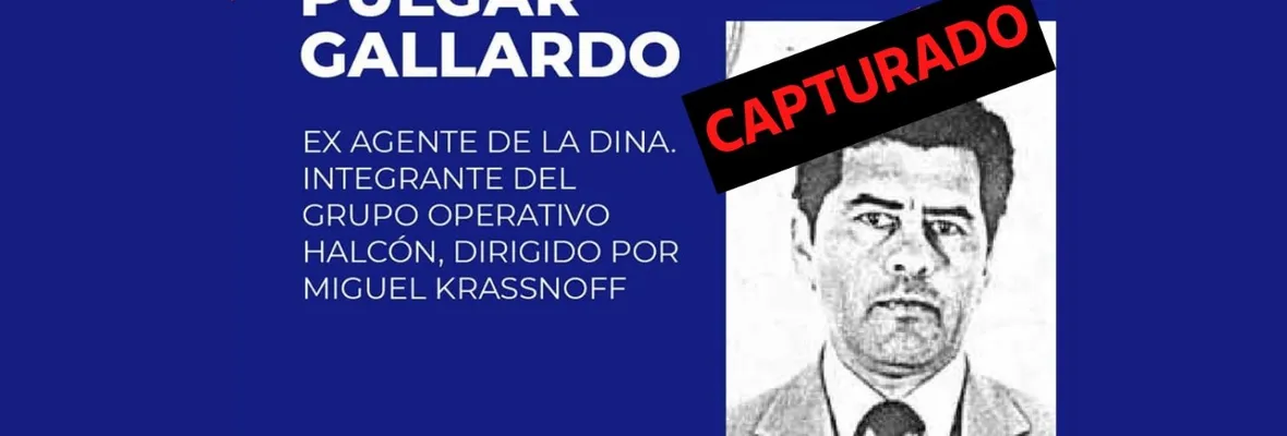 Osvaldo Pulgar Gallardo: Capturan a ex agente de la DINA prófugo desde 2019
