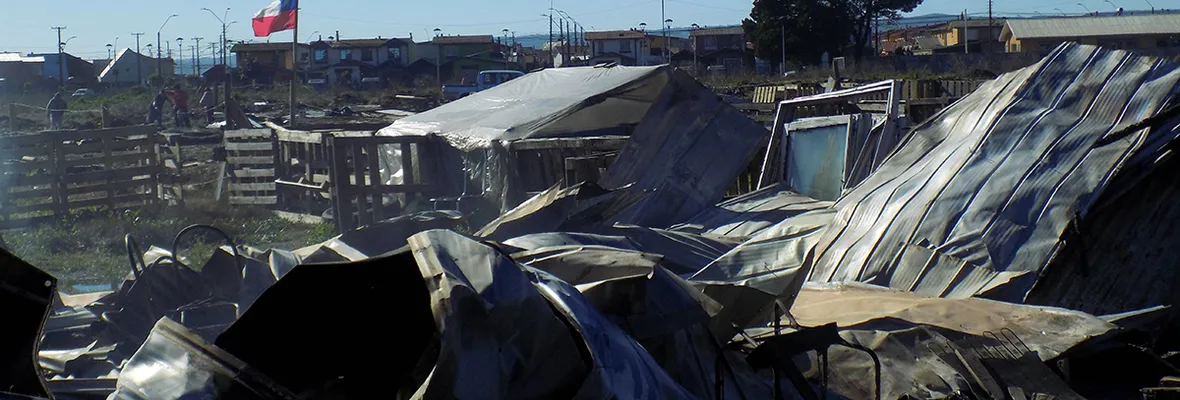 Campamento de Villa del Sol en sector Las Salinas fue desalojado por Carabineros durante la madrugada