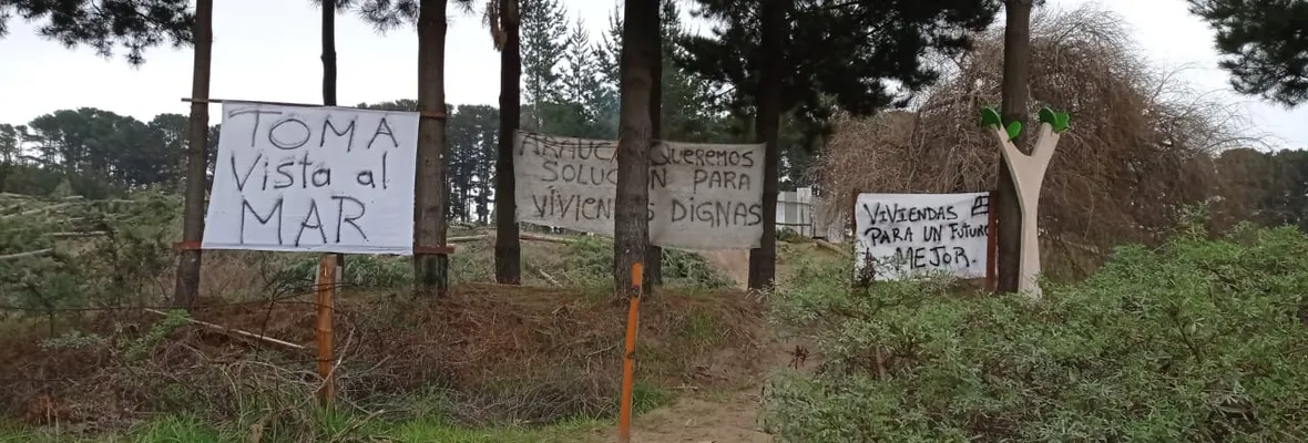 Toma de terreno Vista al Mar de Laraquete: consideramos necesario y urgente, el derecho humano a tener un vida y vivienda digna en nuestra localidad