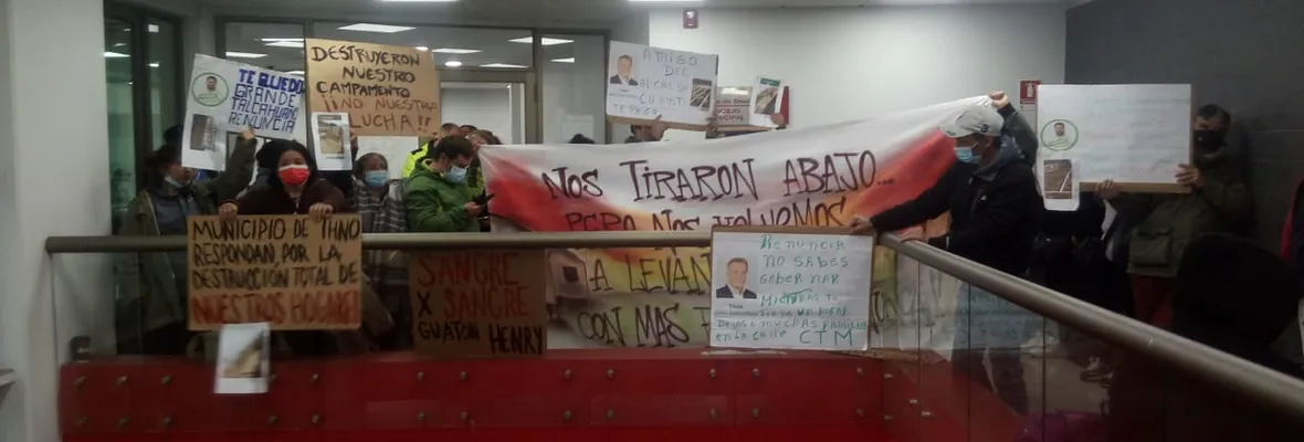 Por manifestación al interior del municipio pobladores/as del comité Villa del Sol de Talcahuano concretaron mesa de trabajo con alcalde