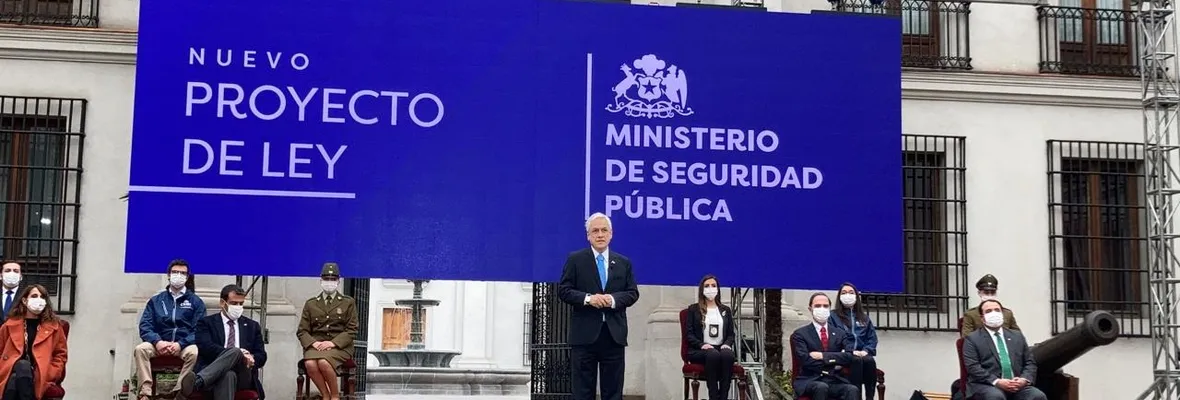 Pese a persistencia de impunidad: Piñera anuncia proyecto para crear Ministerio de Seguridad Pública