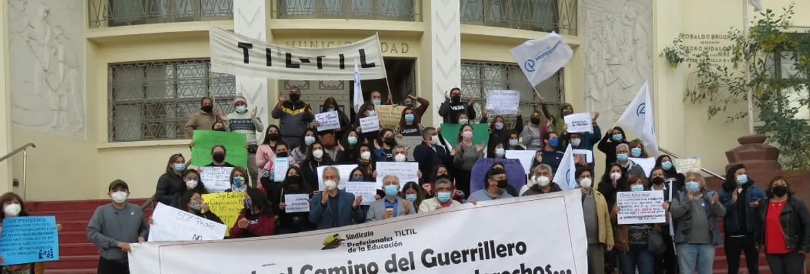 Pese a retrasos municipio de Tiltil pagó a docentes primera cuota de deuda previsional arrastrada hace cuatro años