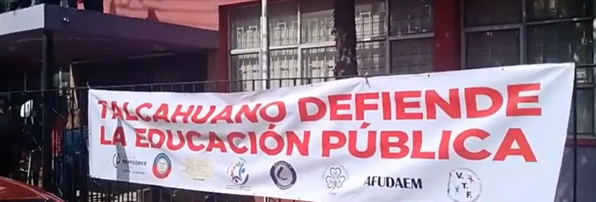Gremios de la educación pública y apoderadas/os se tomaron escuela Dama Blanca de Talcahuano acusando falta de dialogo con alcalde Campos
