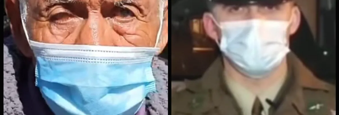 Padre de herido tras incendio en Cañete desmiente a Carabineros informando que fue el afectado quien inició el fuego